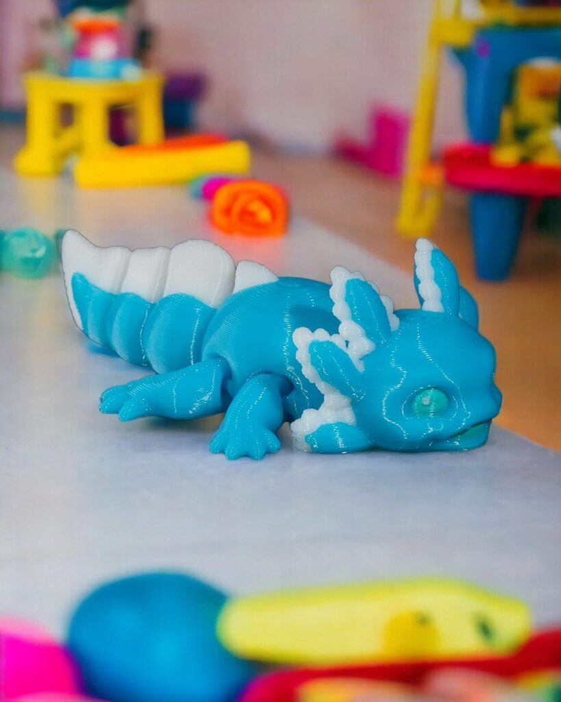 mini axolotl articulé